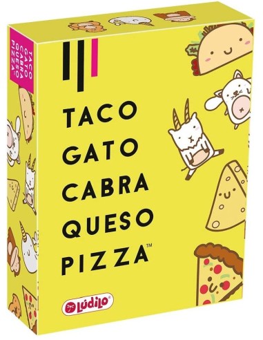 JUEGO CARTAS - TACO GATO CABRA QUESO PIZ