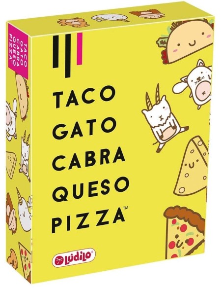 JUEGO CARTAS - TACO GATO CABRA QUESO PIZ