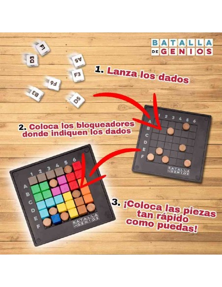 JUEGO BATALLA DE GENIOS ORIGINAL