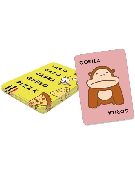 JUEGO CARTAS - TACO GATO CABRA QUESO PIZ