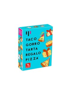 JUEGO TACO GORRO TARTA REGALO PIZZA