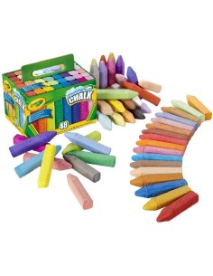 TIZAS DE SUELO LAVABLES CRAYOLA (48 UDS)