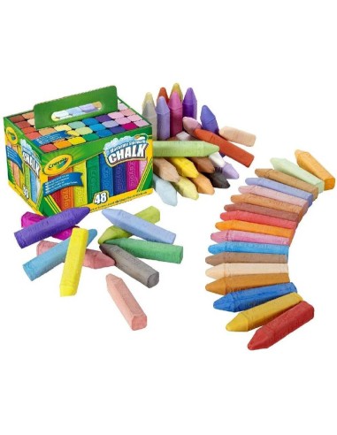 TIZAS DE SUELO LAVABLES CRAYOLA (48 UDS)