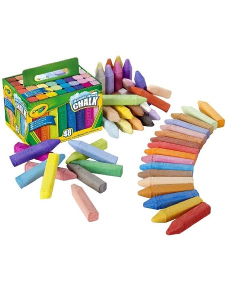 TIZAS DE SUELO LAVABLES CRAYOLA (48 UDS)