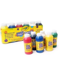 CRAYOLA TEMPERA LAVABLES 6 COLORES 2