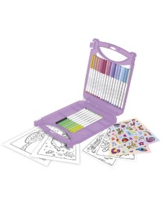 MALETIN ROTULADORES LAVABLES PASTEL SUPE 2