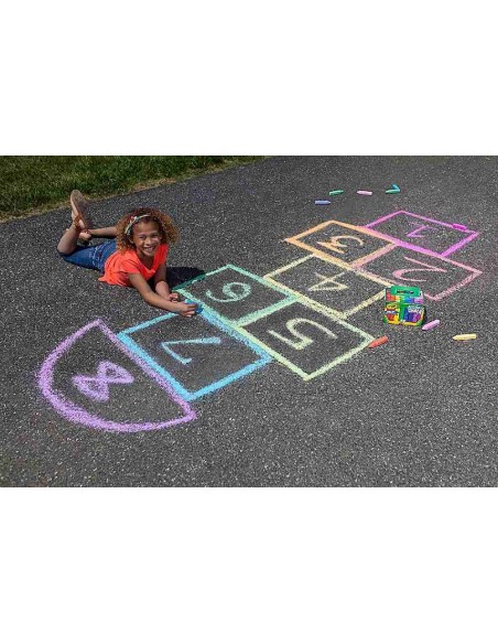 TIZAS DE SUELO LAVABLES CRAYOLA (48 UDS)