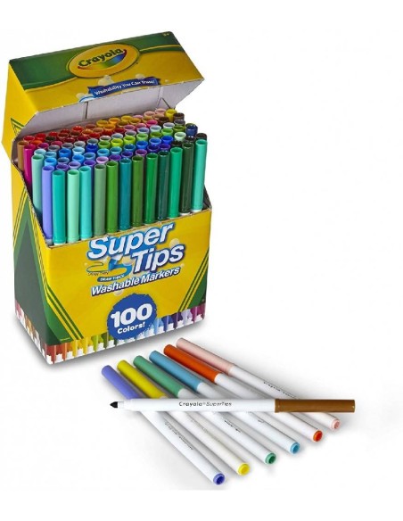 100 rotuladores súper punta super tips l