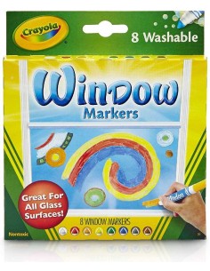 8 ROTULADORES PARA VENTANA LAVABLES