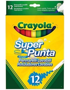 12 rotuladores súper punta super tips la 2
