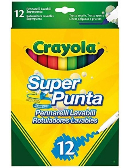 12 rotuladores súper punta super tips la