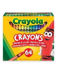 64 CERAS CRAYOLA + SACAPUNTAS