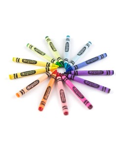 64 CERAS CRAYOLA + SACAPUNTAS 2