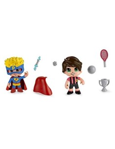 PINYPON ACTION DUO PACK SUPERHEROE Y FUT 2