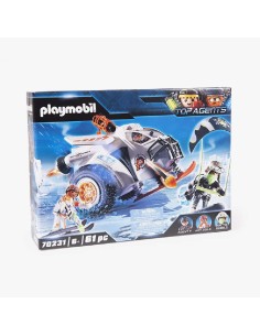 PLAYMOBIL TOP AGENTS PLANEADOR DE NIEVE 