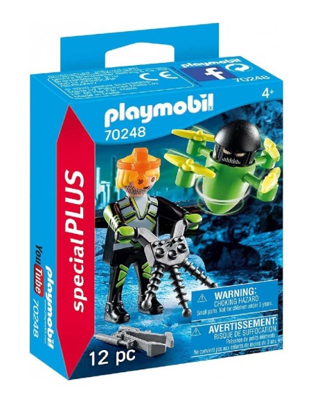 AGENTE CON DRON - PLAYMOBIL 70248