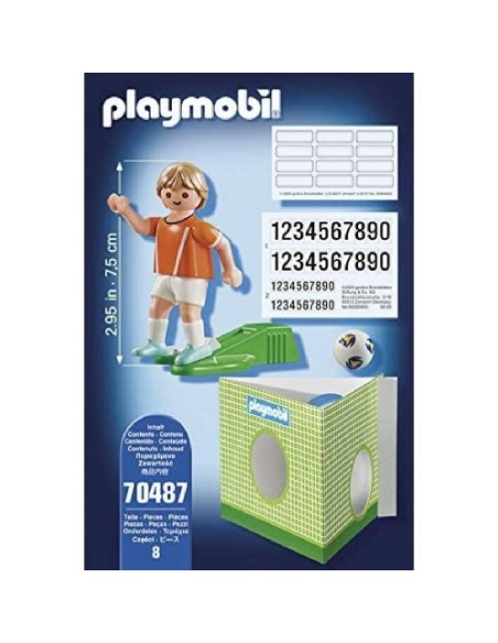 PLAYMOBIL JUGADOR DE FUTBOL - HOLANDA