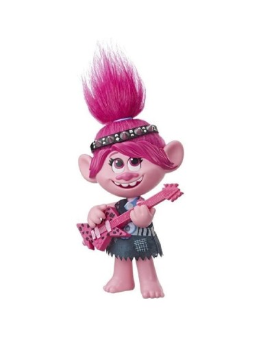 MUNECA POPPY ROCK CANTA EN FRANCES TROLL