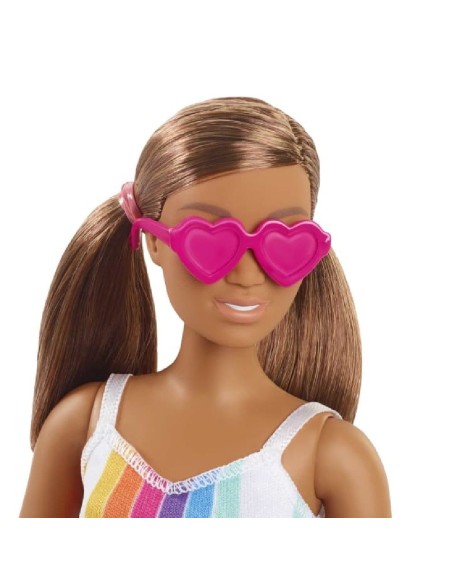 BARBIE MUÑECA VESTIDO ARCOIRIS