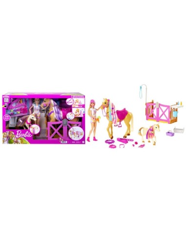 BARBIE- CABALLO PEINADOS DIVERTIDOS