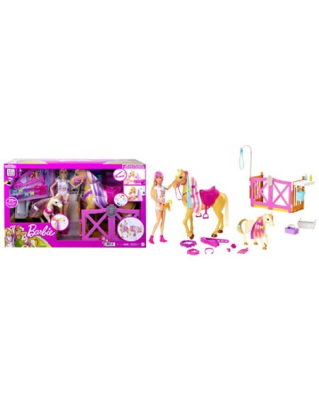 BARBIE- CABALLO PEINADOS DIVERTIDOS