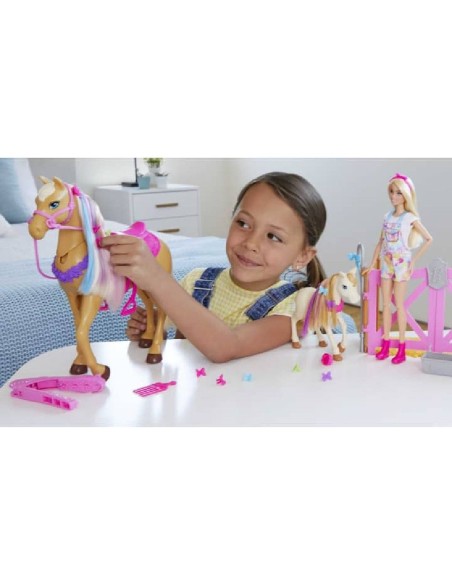 BARBIE- CABALLO PEINADOS DIVERTIDOS