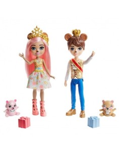 ROYAL ENCHANTIMALS BONITA BEAR Y BANNON  2