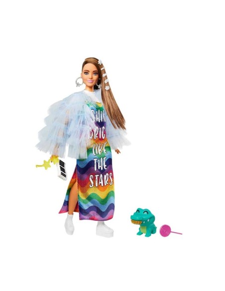 BARBIE EXTRA VESTIDO ARCOIRIS