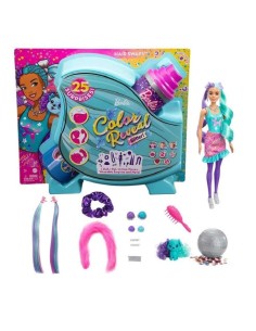 BARBIE COLOR REVEAL PEINADOS GLOBOS