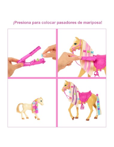 BARBIE- CABALLO PEINADOS DIVERTIDOS