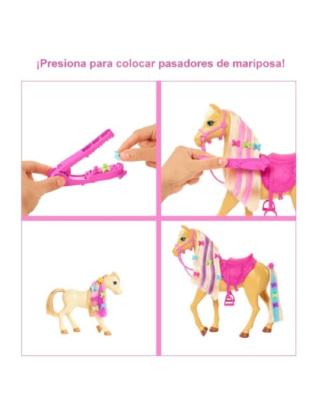 BARBIE- CABALLO PEINADOS DIVERTIDOS