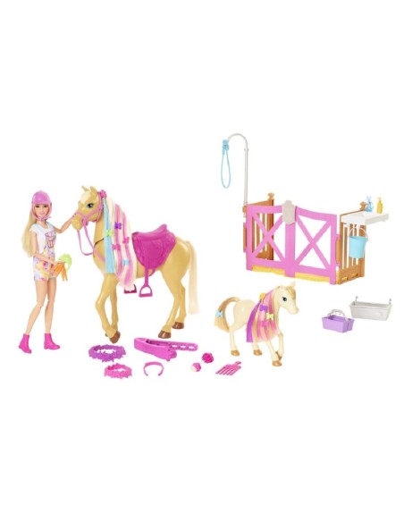 BARBIE- CABALLO PEINADOS DIVERTIDOS