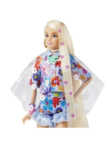 BARBIE EXTRA MUÑECA Y MASCOTA FLOWER POW