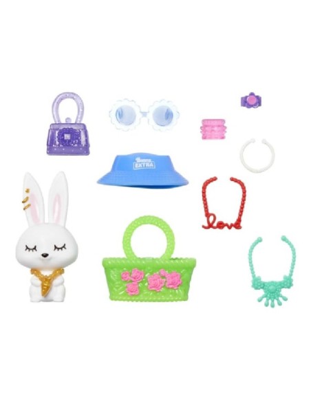 BARBIE EXTRA MUÑECA Y MASCOTA FLOWER POW