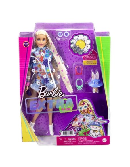 BARBIE EXTRA MUÑECA Y MASCOTA FLOWER POW