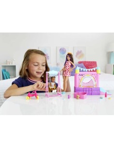 BARBIE SKIPPER NIÑERA CON CASTILLO INFLA 2