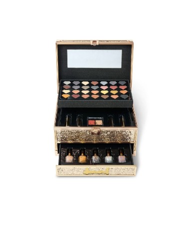 MALETIN MAQUILLAJE 3 PISOS FULL DIAMOND