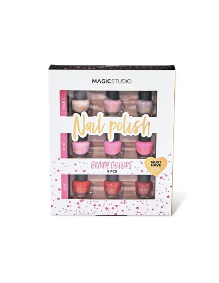 SET DE ESMALTES DE UÑAS MAGICSTUDIO