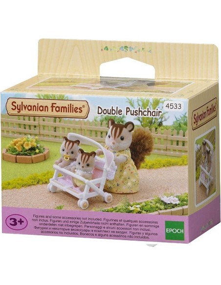 CARRITO DOBLE DE BEBES SYLVANIAN FAMILIE
