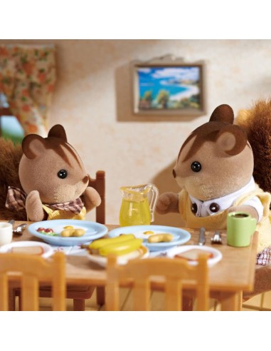 Familia Ardilla de la Nuez Sylvanian Fam