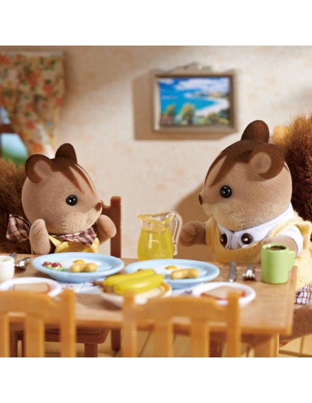 Familia Ardilla de la Nuez Sylvanian Fam