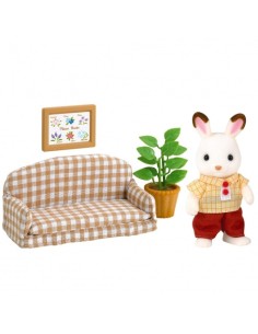 Set de sofá Frasier Conejo Chocolate Syl