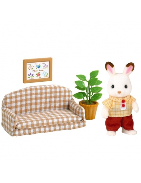 Set de sofá Frasier Conejo Chocolate Syl