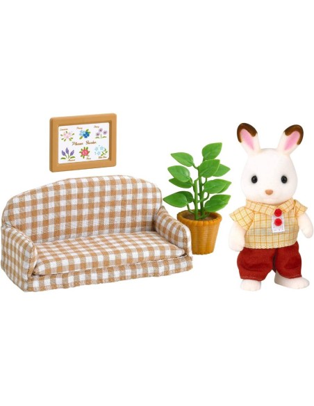 Set de sofá Frasier Conejo Chocolate Syl