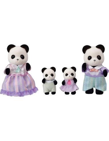 Familia Panda Pookie Sylvanian Families