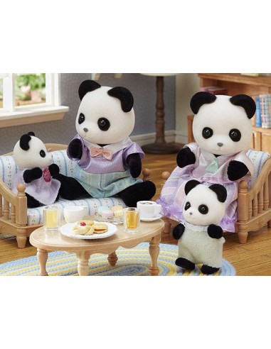 Familia Panda Pookie Sylvanian Families