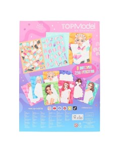 TOPMODEL LIBRO DE PEGATINAS POR NUMEROS  2
