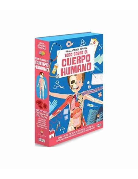CUERPO HUMANO - LIBRO + PUZZLE
