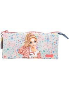 TOP MODEL - ESTUCHE CON COMPARTIMENTO