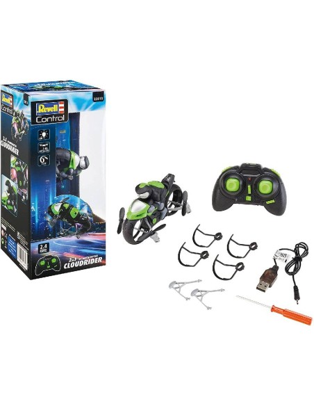 RC MOTOCOPTER CLOUD RIDER (BATERÍA Y CAR